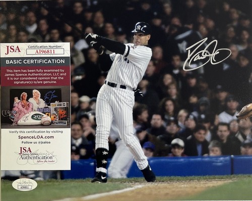 David Christopher Justice New York Yankees Signed Autographed 10x8 Photo JSA COA - 第 1/7 張圖片