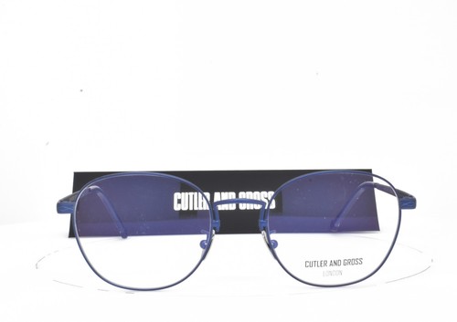 Cutler and Gross Eyeglasses Blue Round 1274 50 03 52-20-140 - Picture 2 of 5