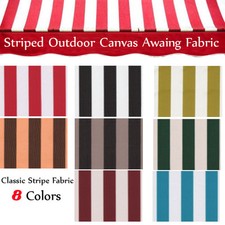 Canvas Awning Fabric STRIPES OUTDOOR FABRIC 600 Denier Outdoor/indoor UV Protect