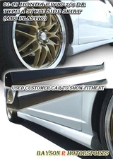 Fits 01-05 Honda Civic 2/4dr RS Type-A Style Side Skirts (PP)