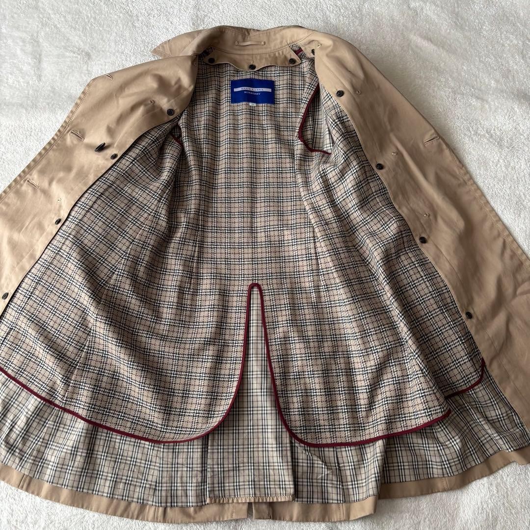 Vintage Burberry Blue Label Trench Coat Beige Mid US XS Japan thumbnail 8