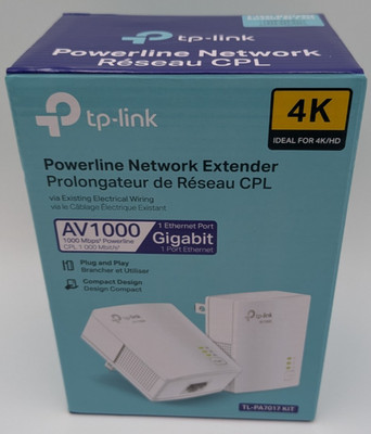 TP-Link AV1000 Gigabit Powerline Starter Kit (TL-PA7017 KIT)