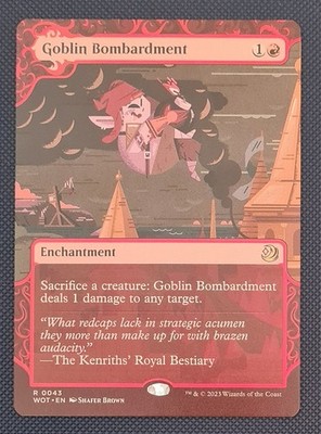 Goblin Bombardment Enchanting Tales Magic The Gathering Wilds Of Eldraine 
