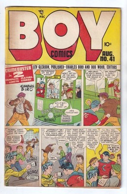BOY COMICS 41 (1947) Charles Biro c/a; Only 3 CGCs G/VG 3.0