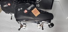 Atom Luigino Vertigo Q-4 Pro-E Quad Speed Roller Derby Skates US 10.5 EUR 43 New
