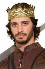 Renaissance Medieval Fantasy King Crown Costume Accessory
