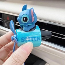 Cartoon Stitch Car Vent Clip Air Freshener Perfume Holder Cute Decoration Gift
