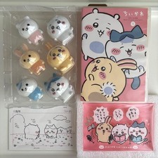 Chiikawa Anime Blu-ray Deluxe Edition with 6 Flocky Figures Set & Acrylic Block