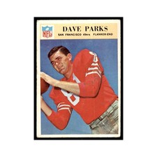 1966 Philadelphia Dave Parks Football Cards #179