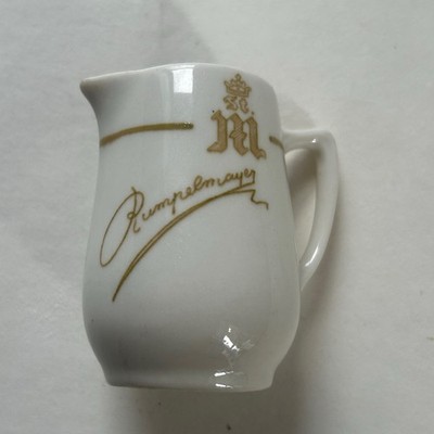 Vtg Rumpelmayer St Moritz Hotel Restaurant Creamer Walker China 1930s READ
