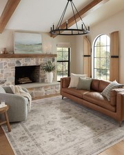 Loloi Magnolia Home Joanna Gaines x Millie Silver/Dove 3'-6