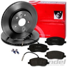 brembo BREMSSCHEIBEN 285mm + BELÄGE VORNE für CITROEN C8 FIAT ULYSSE PEUGEOT 807