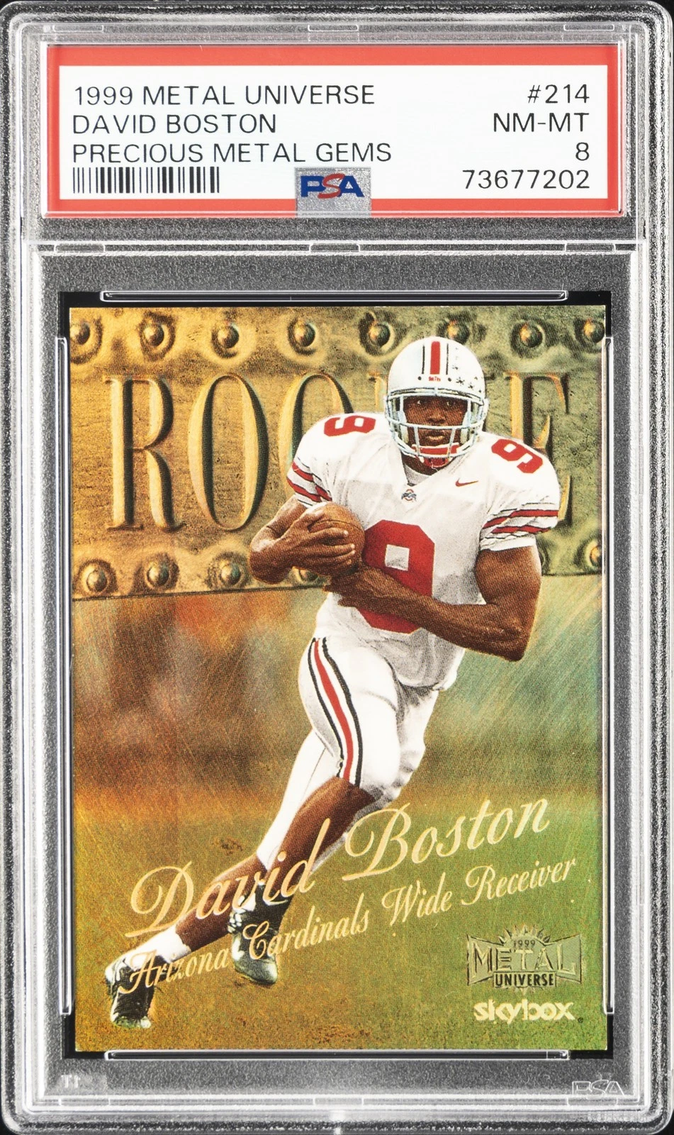 David Boston Metal Universe #214 Precious Metal Gems