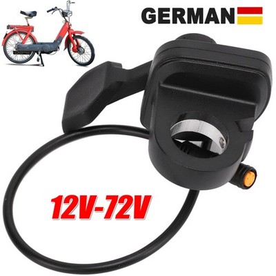 E-Bike Gasgriff Gashebel Elektrofahrrad Daumengas Thumb Throttle Control Speed