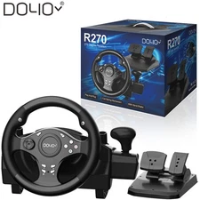 Gaming Racing Steering Wheel With Pedals Shifter for Xbox Series X S One 360 PC