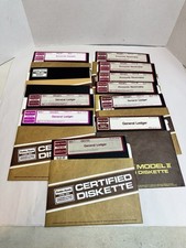 Vintage Radio Shack TRS-80 Business Software Diskette Lot Accounts  Ledger 21