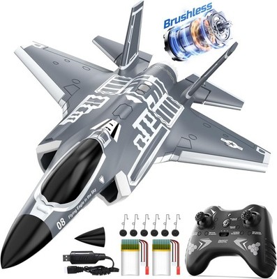DEERC F35 4 Channel Brushless RC Plane for Adults Remote Control Airplane EDF...