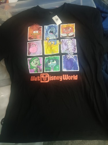 Disney Walt Disney World Inside Out 2 All The Emotions T-Shirt LARGE Neu mit Etikett 2025 - Bild 3 von 6