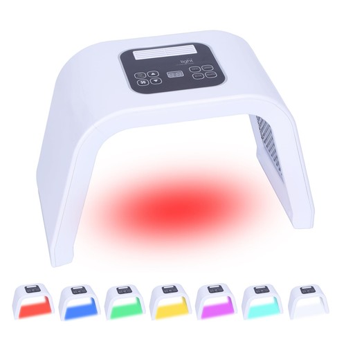 Caweiya 7 Color LED Face Mask LED Light Therapy Equipment for Skin Care ...