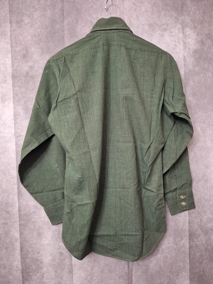 Vintage 1970's Levi's White Tab Button Up Western Shirt Men's Small Made In USA - Image 3 of 4