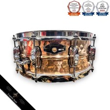 TAMA PBZ355H Power Metal Snare 14x5.5 bronze hammered finish used