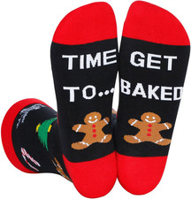 Funny Christmas Socks for Men Women - Novelty Xmas Gifts - Cool Stocking Stuff