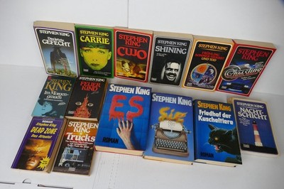 STEPHEN KING Buch Sammlung Erstauflage ES Carrie Cujo Stand Dead Zone Shining ++