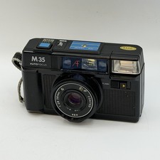 Sears 35mm Film Camera M35 AF Autofocus F2.8 Lens - WORKS - Battery Door Issue