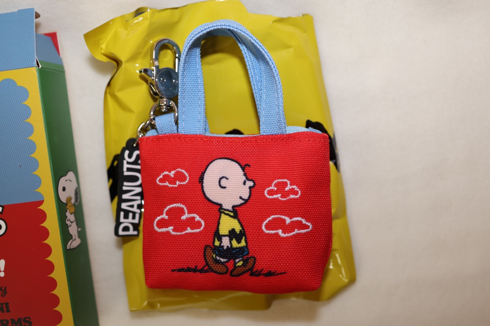 Peanuts Charlie Brown Mini Tote Bag Charm