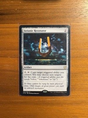 MTG Strionic Resonator Commander 2019 Regular LIGHTLY/MODERATRELY PLAYED