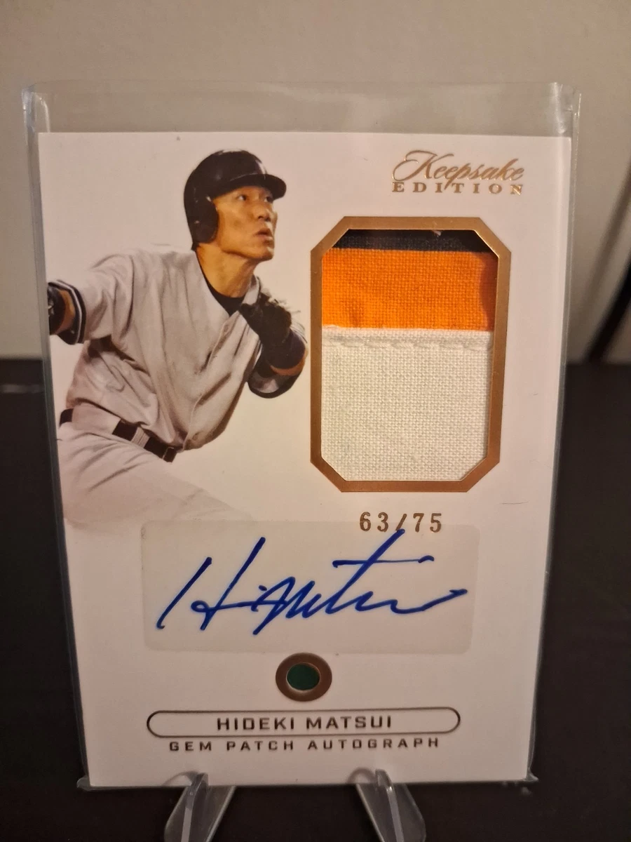 大联盟(MLB) 松井秀喜棒球赛交易卡和配件| eBay