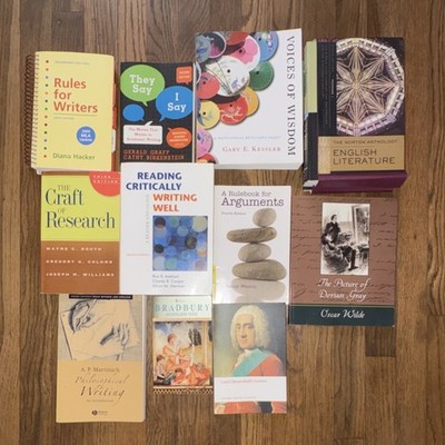 Rules for Writers, Norton Anthology, Voices of Wisdom English Textbook Lot