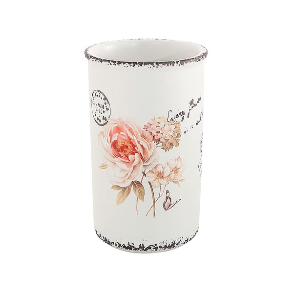 Zahnputzbecher Keramik Gedy Clothilde 9X9 Cm Badezimmer Becher Halter-image