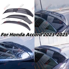 Real Carbon Fiber Rear Trunk Lid Spoiler Wing Kits For Honda Accord Sedan 23-25