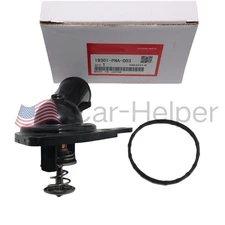 OEM Thermostat & Gasket For 02-05 Honda Civic Engine Coolant USA 19301-PNA-003