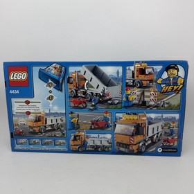 SEALED Lego City 4434 Orange Tipper Dump Truck Building Set Released 2012 222pcs