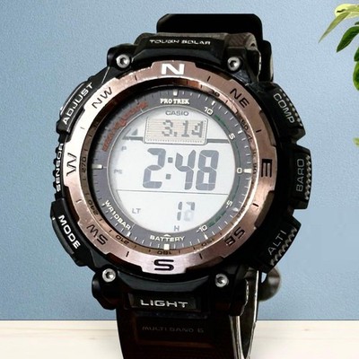 CASIO PROTREK Climber Line PRW-3400Y Watch Tested Working Condition