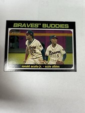 2020 Topps Heritage High Number - Combo Cards Ronald Acuña Jr., Ozzie Albies...