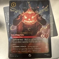 Disney Lorcana✨️Whispers In The Well✨️THE HEADLESS HORSEMAN✨️  Enchanted 232/204