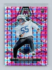 2024 Panini Mosaic #339 Braden Fiske Mosaic Camo Pink