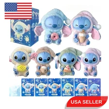 Miniso Stitch Eat Something Before Sleep Series Vinyl Figure Confirmed Blind Box