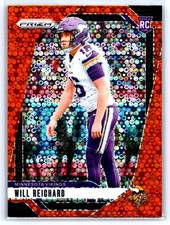 2024 Panini Prizm #396 Will Reichard Orange Disco Prizm