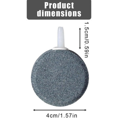 4 Aquarium Air Stones, Aquarium Oxygen Stones, Bubble Stones for Ponds, Air