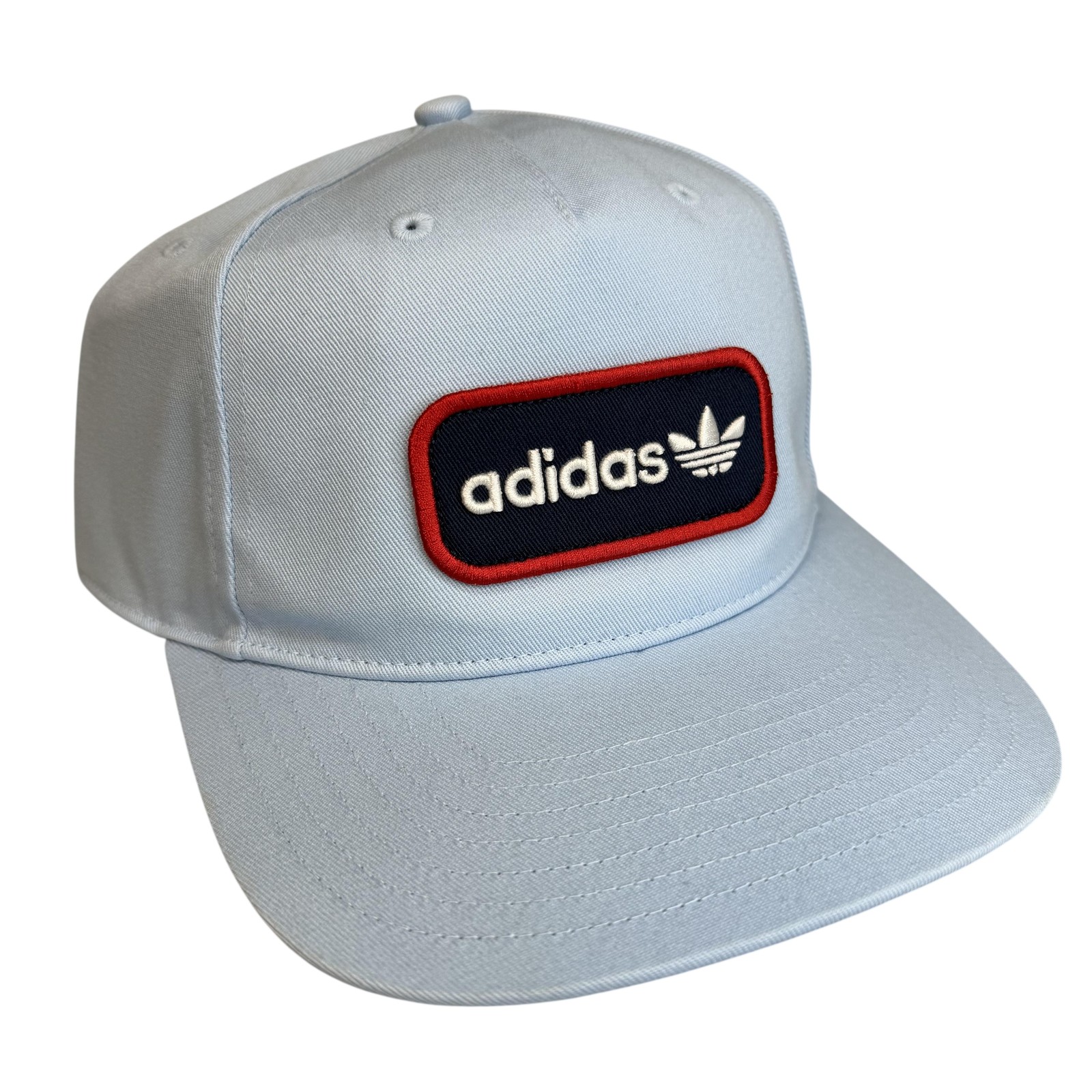 Adidas Hat Cap Snap Back Mens One Size Blue OG Patch 5 Panel