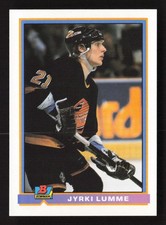 1991-92 Bowman #321 Jyrki Lumme C06