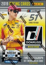 2019 Donruss Racing NASCAR Factory Sealed Blaster Box 6 packs of 8 cards