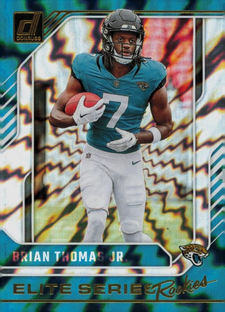 2024 Donruss #17 Brian Thomas Jr. Teal Parallel RC