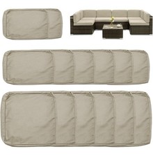 Outdoor Cushion Covers 14Pcs Patio Cushion Slipcovers