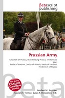 Lambert M. Surhone (U. A.) | Prussian Army | Taschenbuch | Englisch (2026)