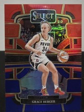Grace Berger 2024 Panini Select WNBA #50 Prizms Red and Blue #/399
